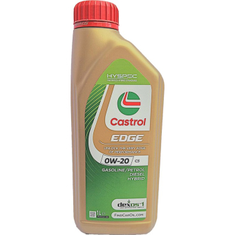 Castrol Edge 0W20 C5 geschikt voor MB, Opel Fiat en Ford 1L