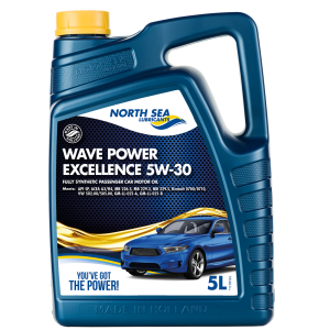 "Motorolie - Wave Power Excellence 5W-30" "Motorolie - Wave Power Excellence 5W-30"